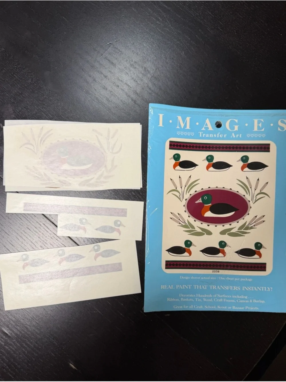 Vintage Craft Lot - Needlecraft Kits,‎ Pastels,  Transfer Art, DIY Supplies